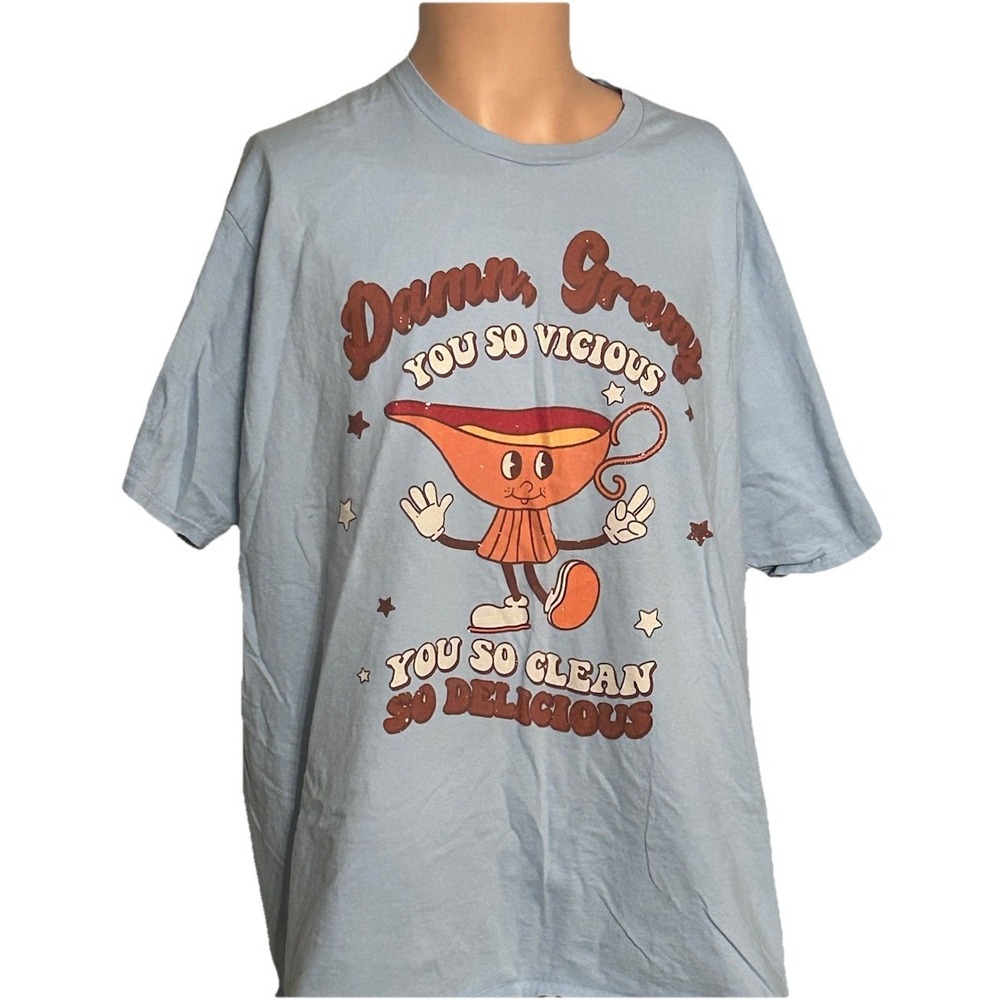 Gravy You So Vicious You So Clean So Delicious T-shirt Men's Size 2XL